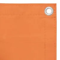 vidaXL Balkon-Sichtschutz Orange 75x300 cm Oxford-Gewebe