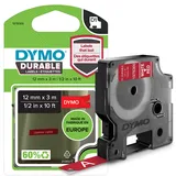 Dymo Hochleistungs-Etikettenband 1978366 Weiß/Rot 12 mm x 3 m 1 St.
