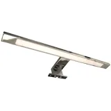 Kalb Material Für Möbel Spiegelleuchte 450 mm warmweiß verchromt