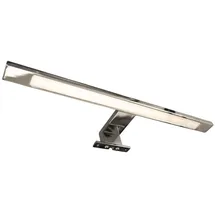 Kalb Material Für Möbel Spiegelleuchte 450 mm warmweiß verchromt