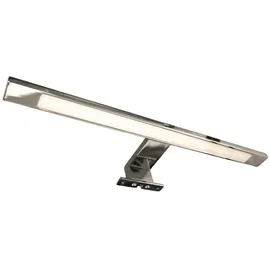 Kalb Material Für Möbel Spiegelleuchte 450 mm warmweiß verchromt