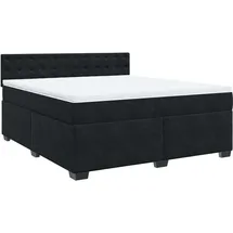 vidaXL Boxspringbett 180 x 200 cm Schwarz