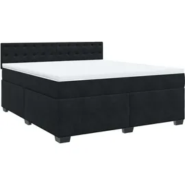 vidaXL Boxspringbett 180 x 200 cm Schwarz