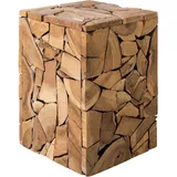 Beliani Beliani, Beistelltisch, NELSON in Braun - (W) 30 x (H) 45 x (L) 30 cm | Gr.: onesize
