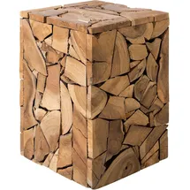 Beliani Beliani, Beistelltisch, NELSON in Braun - (W) 30 x (H) 45 x (L) 30 cm | Gr.: onesize