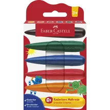 Faber-Castell Wachsmalstifte farbsortiert, 6 St.