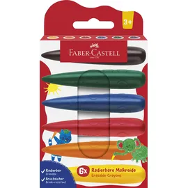 Faber-Castell Wachsmalstifte farbsortiert, 6 St.