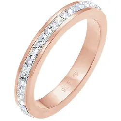 Elli PREMIUM Elli PREMIUM Ring Bandring Geo Shape Kristalle 925 Silber Ringe   Damen 
