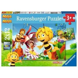 RAVENSBURGER 7594 Kinderpuzzle Biene Maja auf der Blumenwiese