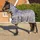 HKM 4669 Fliegendecke Zebra, Halsteil Bauchlatz, Pferdedecke Weidedecke, 95