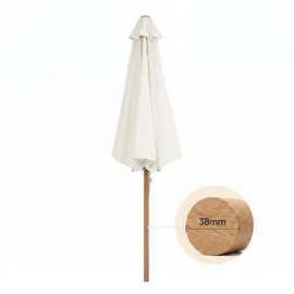 Sekey Sonnenschirm Ø 200 cm Weiß