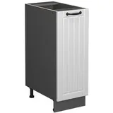 Vicco Apothekerschrank Fame-Line 30 x 51,6 x 82 cm Anthrazit/Weiß