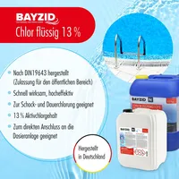 BAYZID® 12 Chlor 13% flüssig für Pools in Kanister
