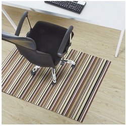 Floordirekt Bodenschutzmatte Asti, aus Vinyl, für Hartböden braun 150 cm x 180 cm x 0.3 mm