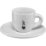 Bialetti Mokatasse Omino mit Untertasse - Weiß
