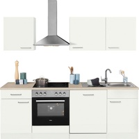 wiho Küchen Küchenzeile »Zell«, ohne E-Geräte, Breite 230 cm, weiß