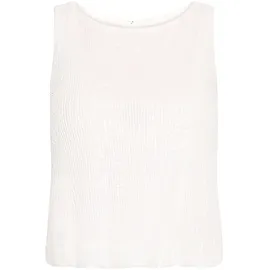 Vera Mont T-Shirt Glitzer-Look Weiß S