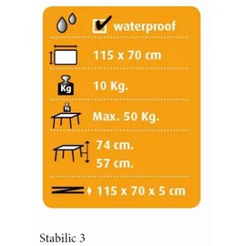 Dukdalf Campingtisch Stabilic III anthrazit