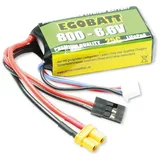PICHLER Akkupack LiFe 6,6V 800mAh 25C Softcase JR, XT30