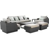 Home Deluxe Malibu Gartenlounge Set anthrazit