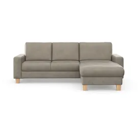 Home Affaire Ecksofa HOME AFFAIRE "Summer L-Form", grau (steel), B:249cm H:91cm T:164cm, 95% Polyester, 5% Polyamid, Sofas, Ecksofa, mit Recamiere, mit oder ohne Bettfunktion und Bettkasten, Cord-Bezug