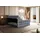 altdecor Boxspringbett mit Matratze und Lattenrost - BERO -Z KING - 160x200 cm - Grau Samt - Topper, Fußteil, Polsterbett mit Bettkasten, Bett mit... - Hellgrau