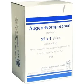 KERMA Verbandstoff GmbH Augenkompressen steril 5,8 x 7 cm