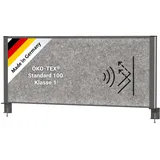 Maul Akustik-Tischtrennwand MAULconnecto 9751289, dunkelgrau 120,0 x 51,5 cm, 1 St.