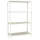Proregal Biedrax 50 x 120 x cm, Weiß, 4 Fachböden OSB 10 mm, Fachlast 200 kg pro Fachboden