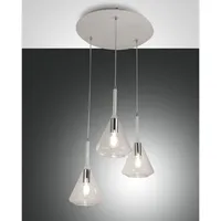 Fabas Luce Pendelleuchte E27 transparent