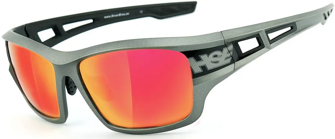 HSE SportEyes 2095 Sonnenbrille, grau-rot für Männer