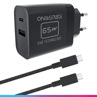 oniverse AC-Adapter 65W Adapter Schwarz Switch 2