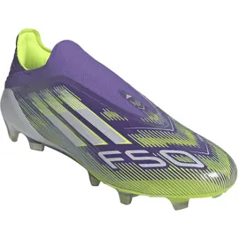 adidas F50 Elite Laceless FG Herren Purple Rush/Cloud White/Lucid Lemon 46