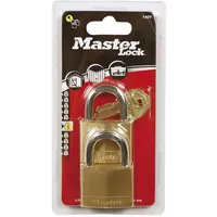 Master Lock Vorhangschloss 140 EURT Messing, Breite 40 mm, gleichsperrend SB-2