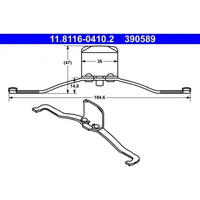 ATE Feder Bremssattel 11.8116-0410.2