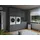 laundreezy Mehrzweckschrank-Set 238 x 68 x 238 cm Grau