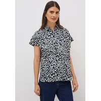 Cecil Kurzarmbluse Blau XS