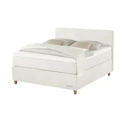 Jette Home Boxspringbett  Jette Flex , creme , Maße (cm): B: 165 H: 120,5