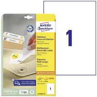 Avery Zweckform L4735REV-25 weiß 210,0 x 297,0 mm