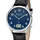 REGENT Herren Funkuhr Analog-Digital Lederarmband schwarz