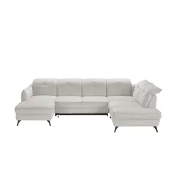 medium Wohnlandschaft inklusive diverser Funktionen Milan ¦ creme