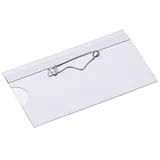 Europel Namenschild mit Nadel Befestigung 75x40mm & 24 Stück 121263