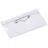 Europel Namenschild mit Nadel Befestigung 75x40mm & 24 Stück 121263