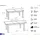 WFL GROUP Lindberg 150 x 77 x 80 cm weiß