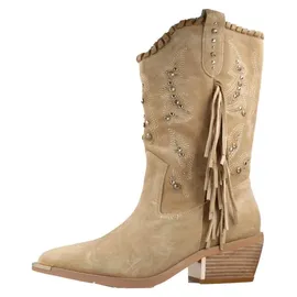 Alma en Pena Cowboystiefel beige 38