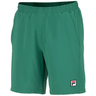 Fila Tennishose Short Santana (4-Wege-Stretch, atmungsaktiv) kurz grün Herren