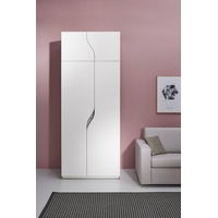 Müller SMALL LIVING Kleiderschrank »PLANE Ausstattung Nr. 5«, inklusive einer innenliegenden Tür und einer Kleiderstange weiß