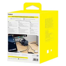 Baseus EnerFill FA11 67W Steckdosenleiste, USB-A + USB-C + 3 x EU Kosmisches Schwarz