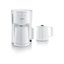 SEVERIN Filterkaffeemaschine, mit 2 Thermoskannen 9309 , Farbe: weiß