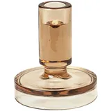 Broste Copenhagen Petra Kerzenständer Glas Indian Tan 10cm